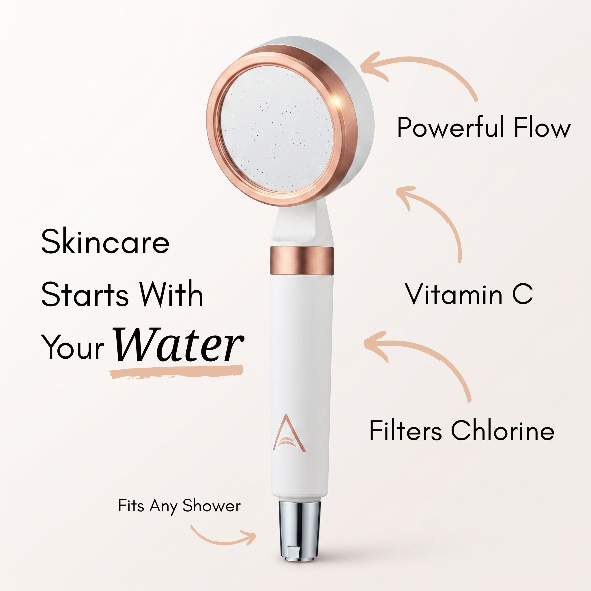 Filtered Shower Water. Visible Results. Now In the Palm of Your Hand.
